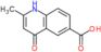 2-methyl-4-oxo-1,4-dihydroquinoline-6-carboxylic acid