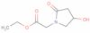 1-Pyrrolidineacetic acid, 4-hydroxy-2-oxo-, ethyl ester