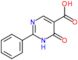 6-oxo-2-phenyl-1,6-dihydropyrimidine-5-carboxylic acid