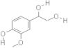 1-(4-Hydroxy-3-methoxyphenyl)-1,2-ethanediol compd. with piperazine (2:1)