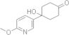 4-Hydroxy-4-(6-methoxypyridin-3-yl)cyclohexanone