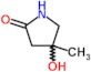 4-hydroxy-4-methylpyrrolidin-2-one