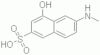 4-hydroxy-6-(methylamino)naphthalene-2-sulphonic acid