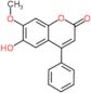 6-hydroxy-7-methoxy-4-phenyl-2H-chromen-2-one