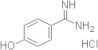 Benzenecarboximidamide, 4-hydroxy-, hydrochloride (1:1)