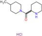 Piperidine, 4-methyl-1-(2-piperidinylcarbonyl)-, monohydrochloride