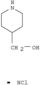 4-Piperidinemethanol,hydrochloride (1:1)