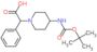 4-[[(1,1-Dimethylethoxy)carbonyl]amino]-α-phenyl-1-piperidineacetic acid