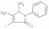 4-iodo-2,3-dimethyl-1-phenyl-3-pyrazolin-5-one