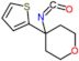 Tetrahydro-4-isocyanato-4-(2-thienyl)-2H-pyran