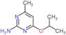 4-methyl-6-(propan-2-yloxy)pyrimidin-2-amine