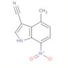 1H-Indole-3-carbonitrile, 4-methyl-7-nitro-