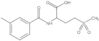 2-[(3-Methylbenzoyl)amino]-4-(methylsulfonyl)butanoic acid