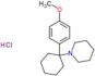 1-[1-(4-methoxyphenyl)cyclohexyl]piperidine hydrochloride