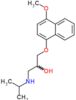 1-[(4-methoxynaphthalen-1-yl)oxy]-3-[(1-methylethyl)amino]propan-2-ol