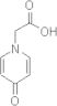 1(4H)-Pyridineacetic acid, 4-oxo-