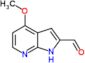 4-methoxy-1H-pyrrolo[2,3-b]pyridine-2-carbaldehyde