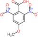 4-methoxy-2,6-dinitrobenzoic acid