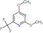 4-methoxy-2-(methylsulfanyl)-6-(trifluoromethyl)pyrimidine