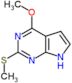 4-methoxy-2-(methylsulfanyl)-7H-pyrrolo[2,3-d]pyrimidine