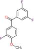 (3,5-difluorophenyl)(3-fluoro-4-methoxyphenyl)methanone