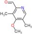 4-methoxy-3,5-dimethylpicolinaldehyde
