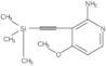 4-Methoxy-3-[2-(trimethylsilyl)ethynyl]-2-pyridinamine