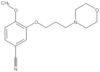 3-(3-morpholinylpropoxy)-4-methoxybenzonitrile