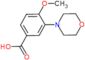 4-methoxy-3-morpholin-4-ylbenzoic acid