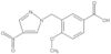 4-Methoxy-3-[(4-nitro-1H-pyrazol-1-yl)methyl]benzoic acid