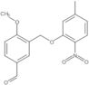 4-Methoxy-3-[(5-methyl-2-nitrophenoxy)methyl]benzaldehyde