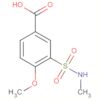 Benzoic acid, 4-methoxy-3-[(methylamino)sulfonyl]-