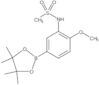 N-[2-Methoxy-5-(4,4,5,5-tetramethyl-1,3,2-dioxaborolan-2-yl)phenyl]methanesulfonamide