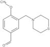 4-Methoxy-3-(4-thiomorpholinylmethyl)benzaldehyde