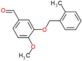 4-methoxy-3-[(2-methylbenzyl)oxy]benzaldehyde