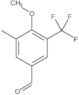 4-Methoxy-3-methyl-5-(trifluoromethyl)benzaldehyde