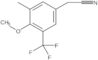 Benzeneacetonitrile, 4-methoxy-3-methyl-5-(trifluoromethyl)-