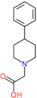 (4-phenylpiperidin-1-yl)acetic acid