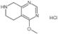 Pyrido[3,4-d]pyrimidine, 5,6,7,8-tetrahydro-4-methoxy-, hydrochloride (1:1)