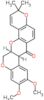 (7aS,13aS)-9,10-dimethoxy-3,3-dimethyl-13,13a-dihydro-3H-chromeno[3,4-b]pyrano[2,3-h]chromen-7(7aH)-one