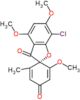 (2S)-7-chloro-2',4,6-trimethoxy-6'-methyl-3H,4'H-spiro[1-benzofuran-2,1'-cyclohexa[2,5]diene]-3,4'-dione