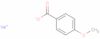 Benzoic acid, 4-methoxy-, sodium salt (1:1)