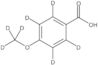 4-(Methoxy-d<sub>3</sub>)benzoic-2,3,5,6-d<sub>4</sub> acid
