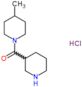 4-methyl-1-(piperidin-3-ylcarbonyl)piperidine hydrochloride