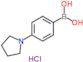 (4-pyrrolidin-1-ylphenyl)boronic acid hydrochloride