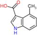 1H-indole-3-carboxylic acid, 4-methyl-