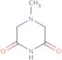 1-methyl-3,5-dioxopiperazin-1-ium