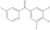 (4-Methyl-2-pyridinyl)(3,4,5-trifluorophenyl)methanone