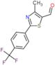 4-methyl-2-[4-(trifluoromethyl)phenyl]thiazole-5-carbaldehyde