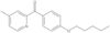 (4-Methyl-2-pyridinyl)[4-(pentyloxy)phenyl]methanone